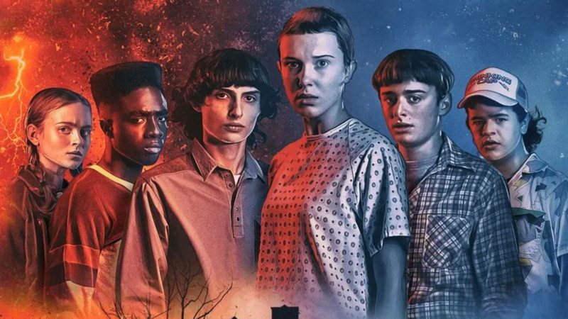 Stranger Things heroes picture.